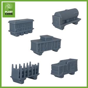 Train Set – Ticket to Ride – Board Game Component Set