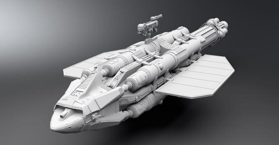Light Ship Altares Scale model