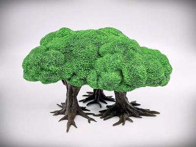 Playable Deciduous Tree Copse B