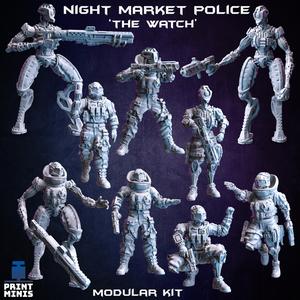 The Watch Cyberpunk Police (modular) – Night Market Collection