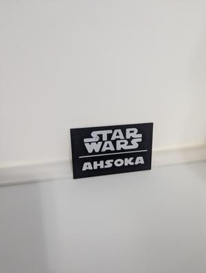 Ahsoka Multicolor Nameplates