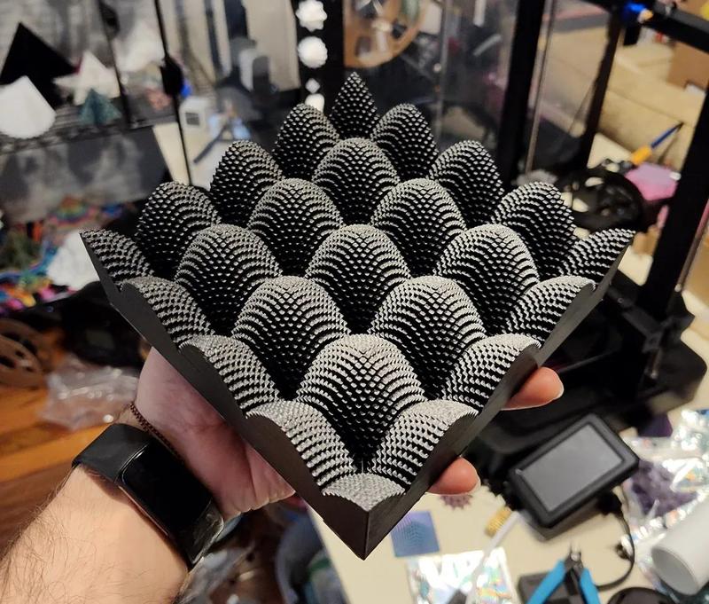 Parabolic Wave Grid Panel (#1)
