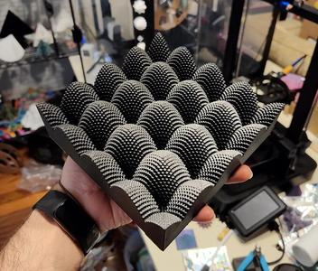 Parabolic Wave Grid Panel (#1)