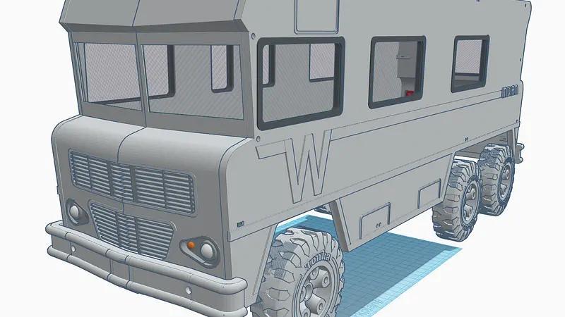 Tonka Winnebago Styled Camper but for TRX6 wheelbase
