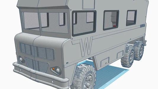 Tonka Winnebago Styled Camper but for TRX6 wheelbase