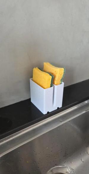 Vase mode sponge holder
