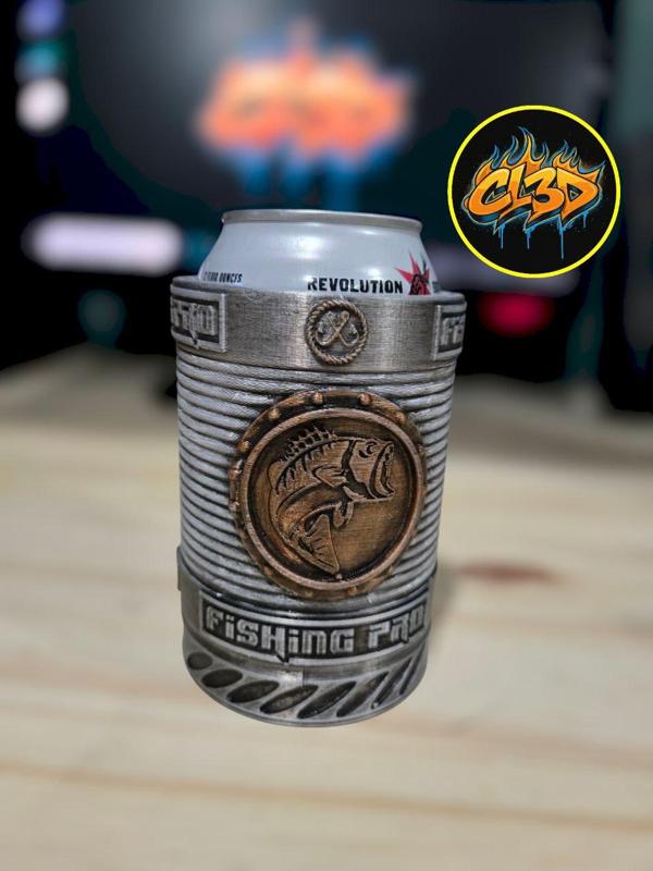 Fishing Reel Can Koozie