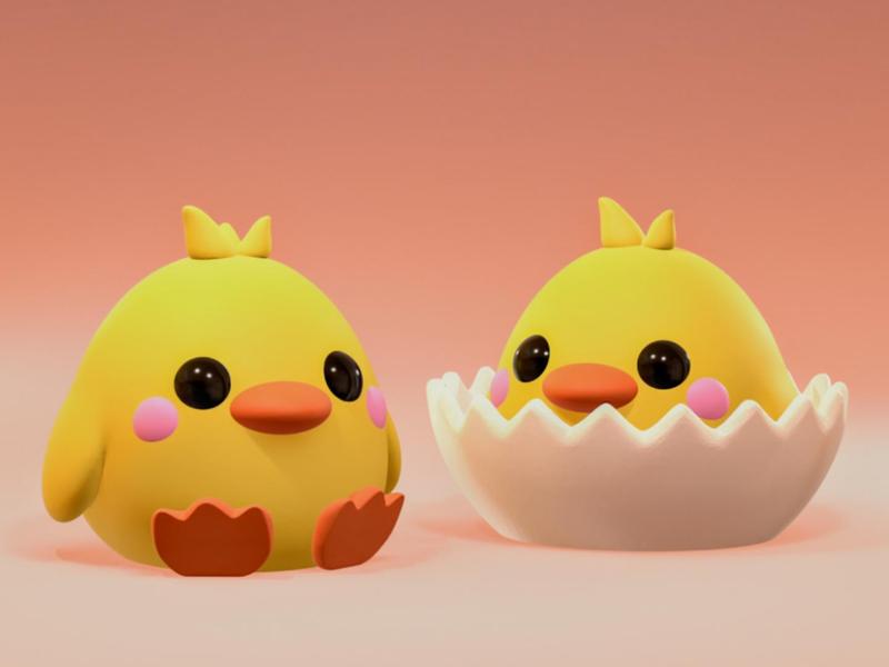 Cute chick