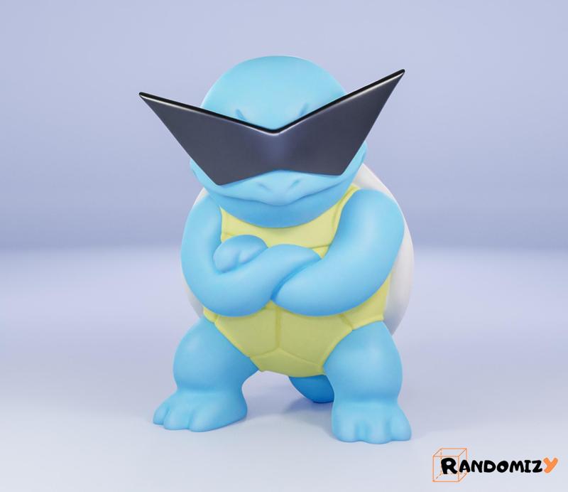Squirtle Boss (With Glasses)(Fanart)