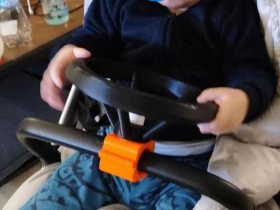 Steering Wheel for strollers and Shopping Carts!