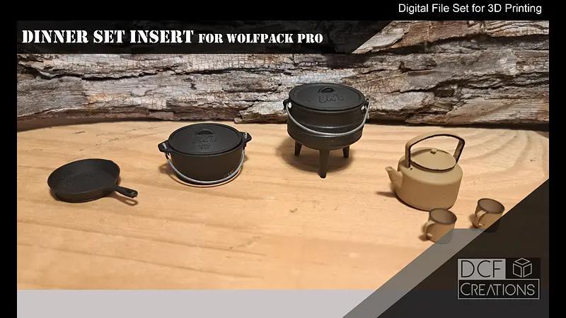 Scale Camping pot set with Kettle