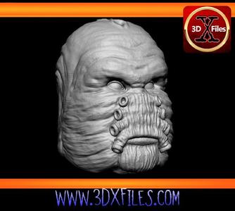 Star wars Head sculpt – Skrilling – Black Series – Hottoys – 1:12 and 1:6 Scale- Action Figure