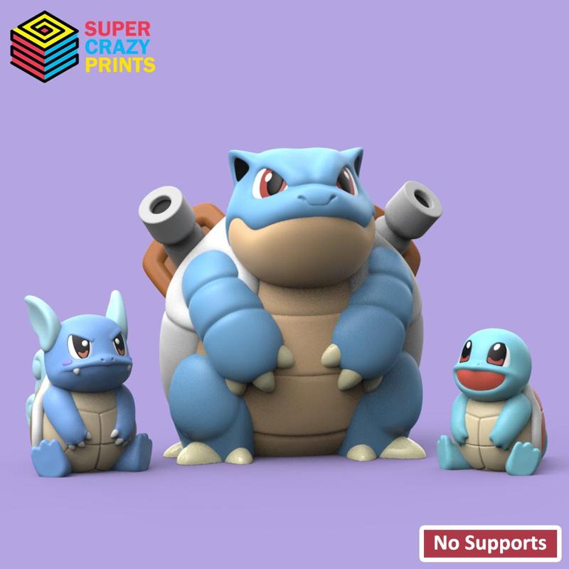 Chibi Squirtle Evolution