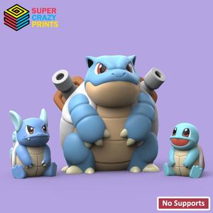 Chibi Squirtle Evolution