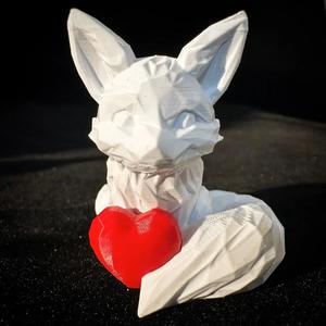 LowPoly Love Fox – No supports
