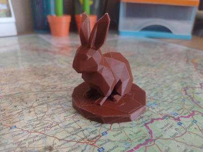 low poly rabbit