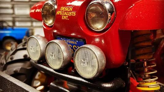 Tamiya Monster Beetle Aux. Lamp Brace and Mount