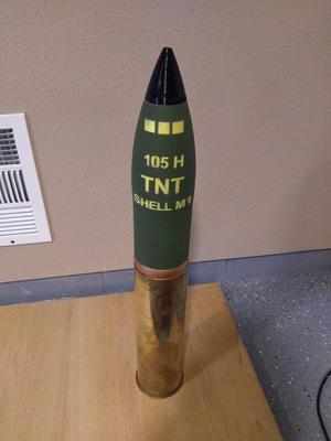 105mm Shell Split Body Piggy Bank
