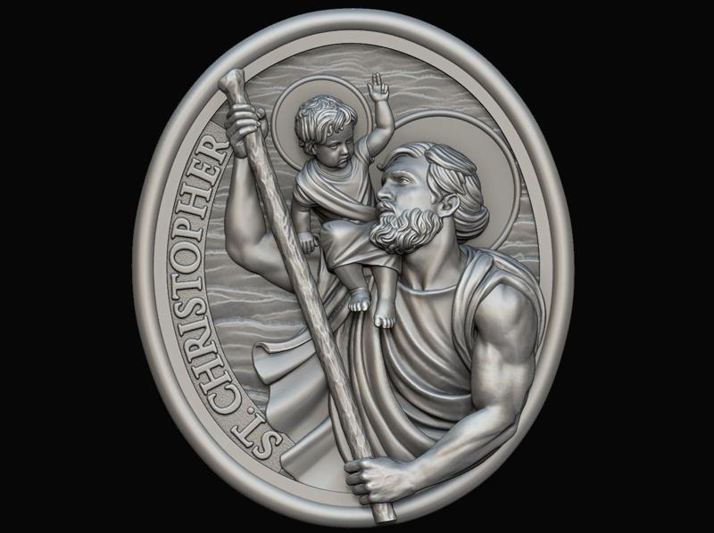 Saint Christopher Medallion