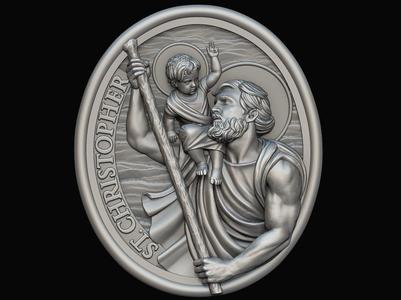 Saint Christopher Medallion