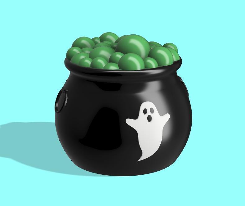 Ghost Cauldron (Bubbles Lid)