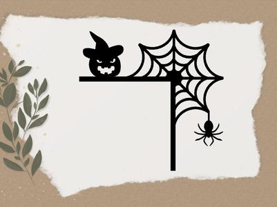 Halloween Door Corner Decoration