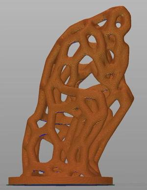 Voronoi Low Poly Thinker