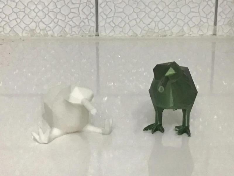 Low-Poly Kiwi Bird
