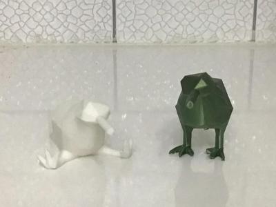 Low-Poly Kiwi Bird