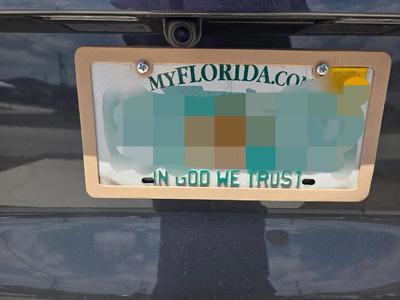 Picture Frame Style License Plate Frame   