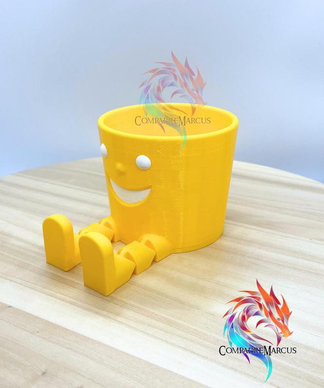 FLEXI LEGS PLANTER 2 / no supports / 3mf included