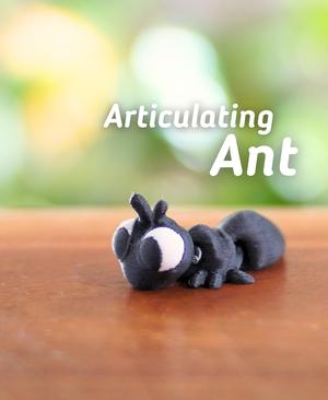 Articulating Ant – Articulated Fidget Ant – Ludo 3D Printed Flexy Fidget Toy