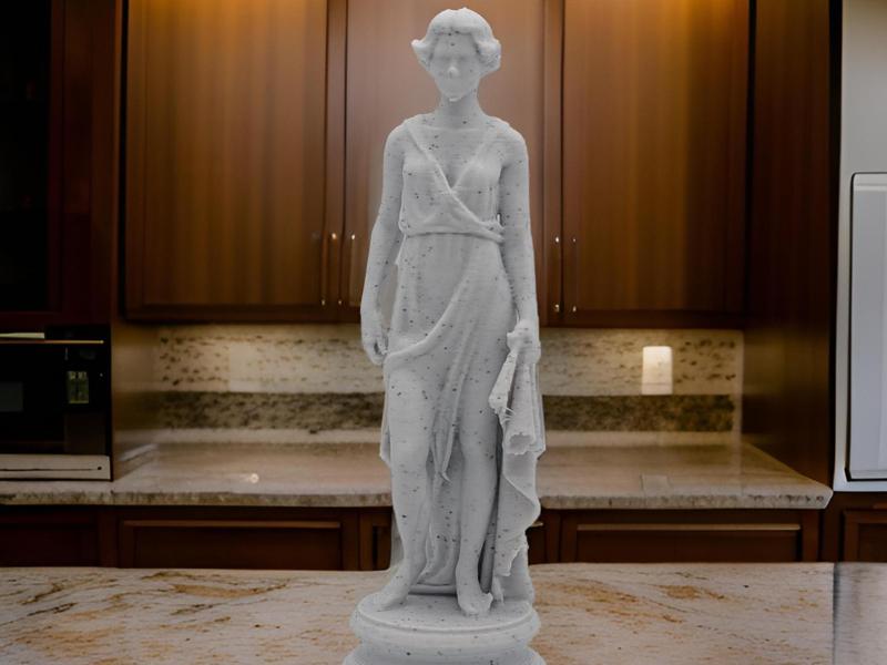 graceful elegance: the timeless lady sculpture