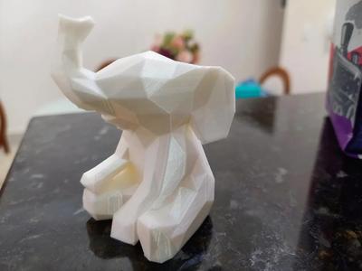 Cute Low Poly Baby Elephant – Fixed Mesh – Ears