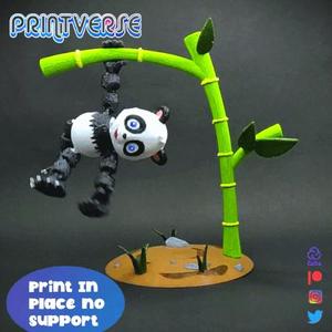 Flexy Panda Print In Place No Support