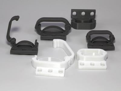 Self-adjusting cable organizers for RACK cabinets