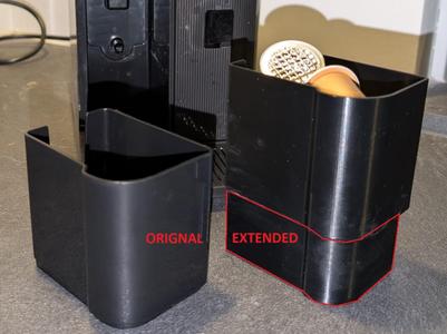 Nespresso extended bin magazine