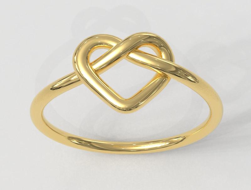 Heart Knot Ring
