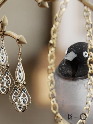 Fluffy Birds - Jewelry Holder