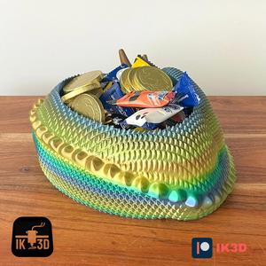 Sleepy Dragon Candy Bowl / Planter / No Supports