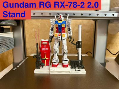 Gundam RG RX-78-2 2.0 Display Stand