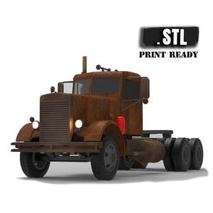 STL files American Industrial Truck 281 From The Movie Duel