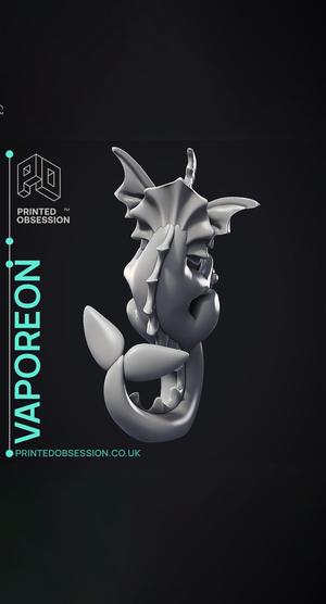Vaporeon Swimming – Pokemon – Fan Art