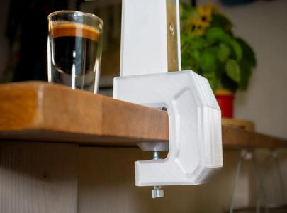 3D printed Tabletop Holder for Superkop Espresso machines.
