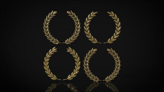 Laurel wreaths set