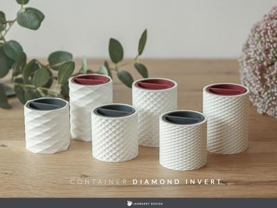 Small Storage Container - Diamond Invert
