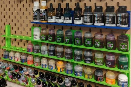 Ikea Skadis Pegboard Wargaming Paint Bottle Holder