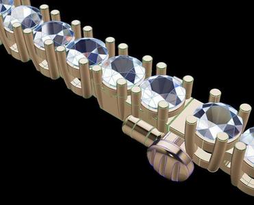 Diamond Tennis Bracelet 3MM Link