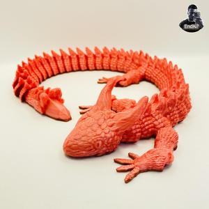 Diabolical Dragon Snake – Articluated – Print in Place – No Supports – Flexi