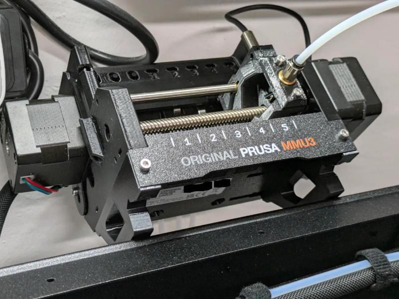 Prusa MMU3 Core One frame holder